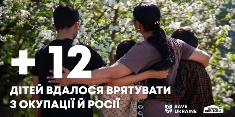 Ще 12 українських дітей вдалось повернути з окупованої території