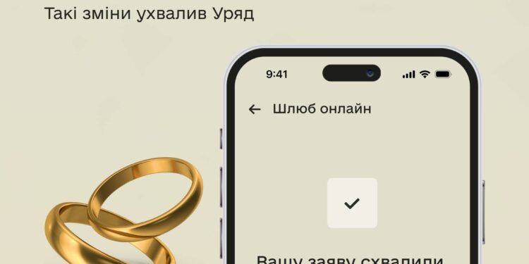 Військові матимуть пріоритетні дати для шлюбу онлайн завдяки Армія+