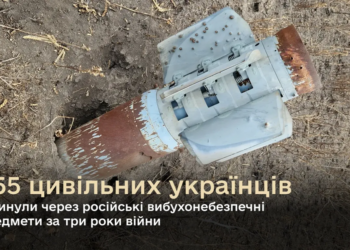 З початку повномасштабної війни через російські міни та снаряди загинуло 335 цивільних, зокрема 18 дітей