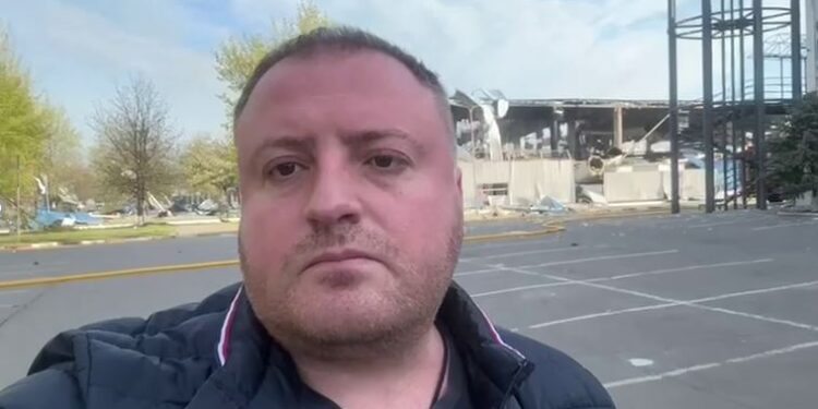 У Херсоні глава міської адміністрації Роман Мрочко попав під обстріл (ВІДЕО)