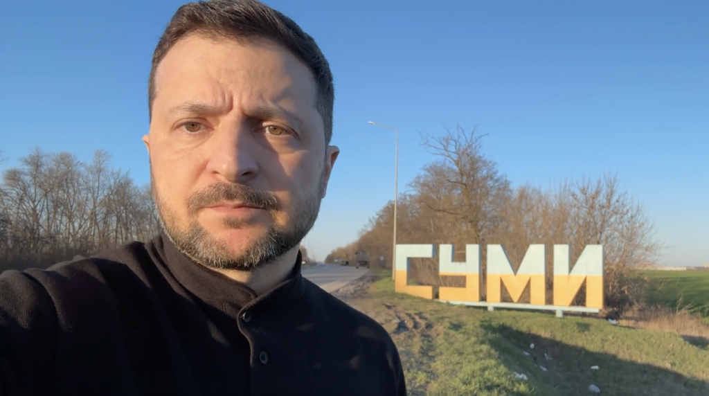 "Абсолютно справедливо перенести війну туди, звідки вона й прийшла", - Зеленський з Сумщини (ВІДЕО) 1