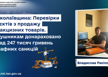 На Миколаївщині перевірили продавців підакцизних товарів – нарахували понад 247 тис.грн. штрафів (ФОТО)