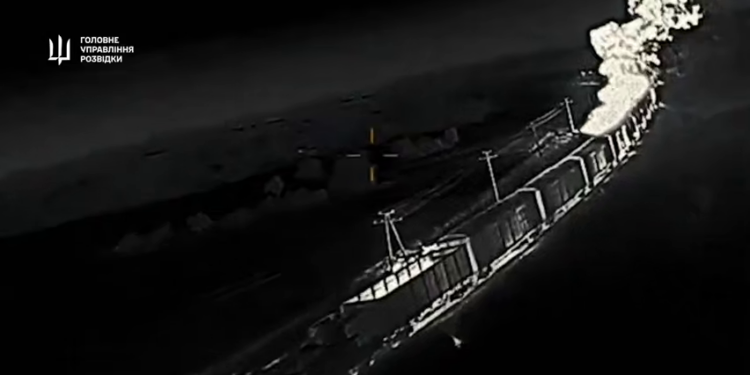 Воїни ГУР атакували військовий поїзд окупантів (ВІДЕО)