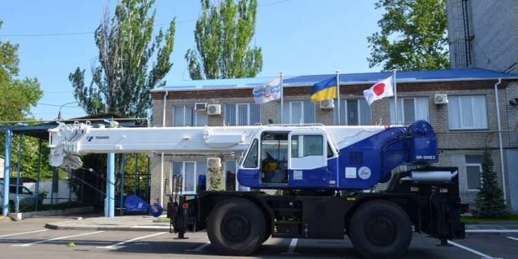 «Миколаївводоканал» отримав від JICA новий автокран (ФОТО)