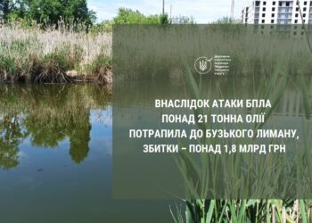 Влучання російського дрону в цистерну в Миколаєві – 21 тонна олії потрапила до Бузького лиману, збитки перевищили 1,8 млрд.грн.