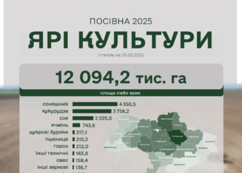 Посівна-2025 – аграрії засіяли вже 94% прогнозованих площ ярими культурами