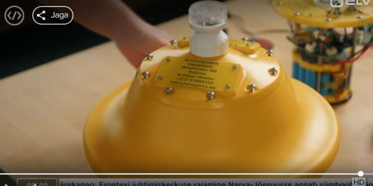 В Естонії росіяни викрали хвильовий буй і відвезли на свою базу в Калінінграді  (ВІДЕО)