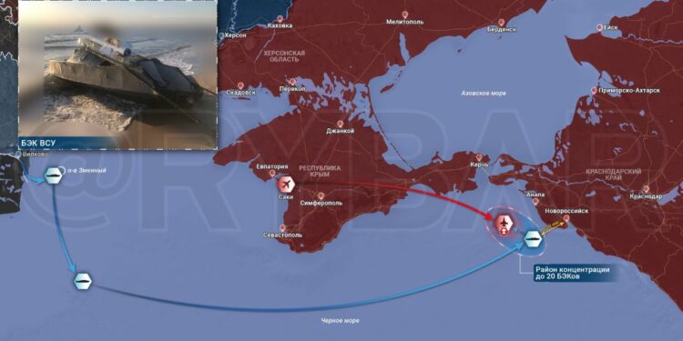 Український морський дрон підбив російський Су-30 неподалік від Новоросійська – літак втрачено, – росЗМІ
