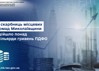 До бюджетів місцевих громад Миколаївщини надійшло понад 2 млрд.грн. ПДФО