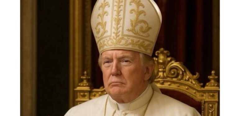 Білий дім опублікував зображення Трампа в образі Папи (ФОТО)
