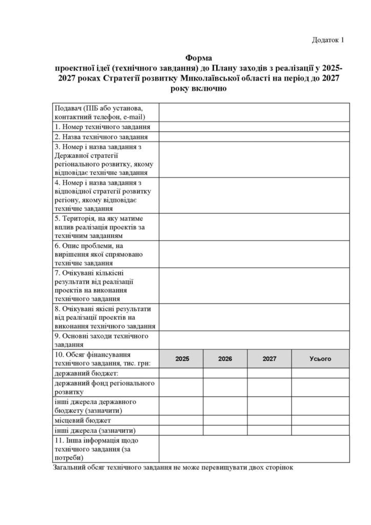 Миколаївська ОВА оголосила збір проєктних ідей до проєкту Плану заходів з реалізації Стратегії розвитку Миколаївської області 3 Миколаївська ОВА оголосила збір проєктних ідей до проєкту Плану заходів з реалізації Стратегії розвитку Миколаївської області 2
