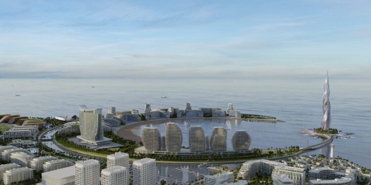 В Азербайджані побудують вежу-хмарочос на штучних островах – проєкт вже є (ФОТО)
