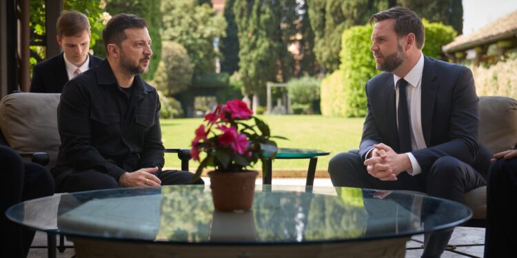 Зеленський у Римі зустрівся з Венсом і Рубіо (ФОТО)