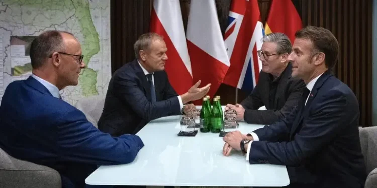 До Києва їдуть Макрон, Стармер, Мерц і Туск – вони вже в дорозі