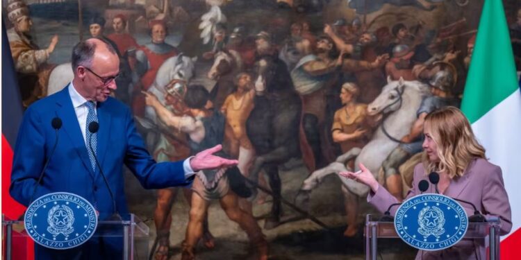 Європейське МММ. У Мелоні і Макрона конфлікт через Україну, Мерц намагається їх мирити