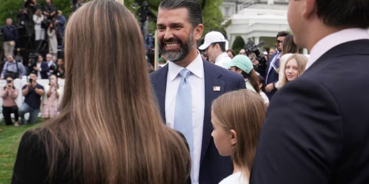 Син Трампа заявив, що теж хоче бути президентом