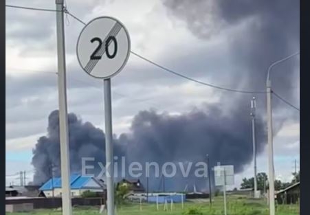 Авіабаза Белая під Іркутськом теж горить (ВІДЕО)