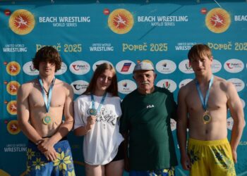 Вихованці миколаївської ДЮСШ здобули три нагороди чемпіонату Європи з пляжної боротьби