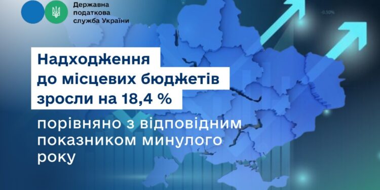 Надходження до місцевих бюджетів зросли на 18,4 % порівняно з минулорічним показником, – Кравченко