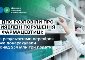 За результатами перевірок фармацевтичної галузі вже донарахували понад 234 млн грн податків