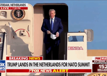 Трамп прибув у Ґаагу на саміт НАТО (ВІДЕО)