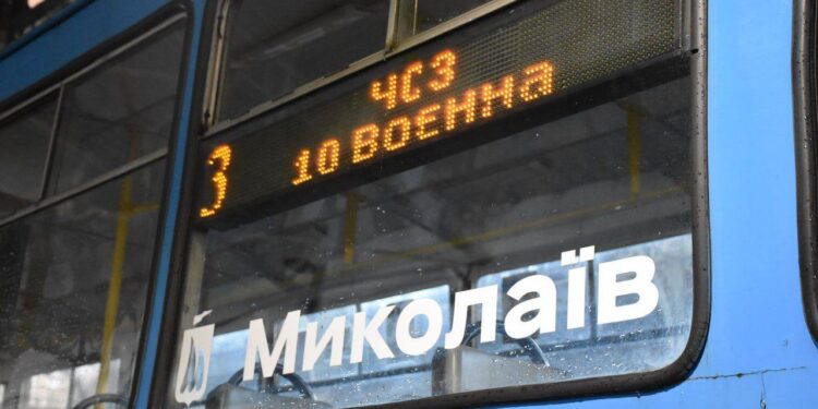 Завтра у Миколаєві тимчасово змінять рух трамваю №3