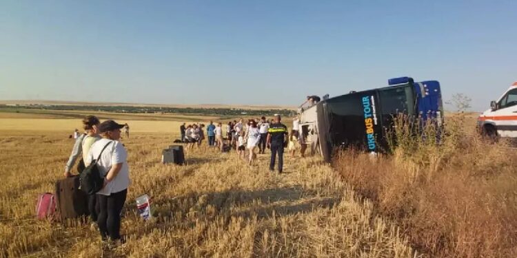 У Румунії прекинувся автобус Одеса – Констанца (ФОТО, ВІДЕО)