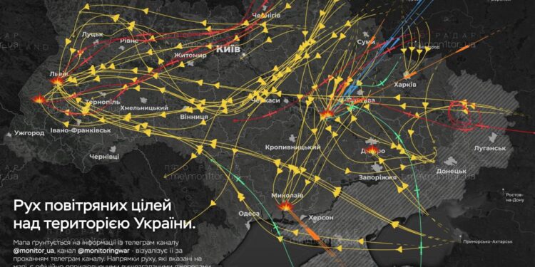 Більше 450 дронів та десятки ракет – чим сьогодні вночі росія атакувала Україну