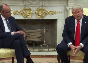 Трамп на зустрічі з Мерцем назвав Україну і РФ з дітьми, що б’ються, як божевільні (ВІДЕО)