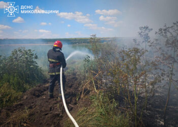 Протягом доби на Миколаївщині було 39 пожеж, одна з них – через російські обстріли (ФОТО)