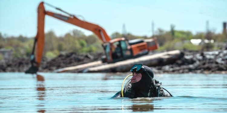 На будівництві Миколаївського водогону влаштовано майже 120 км труб – це понад 90% загальної довжини (ФОТО)