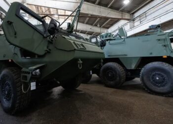 Бронетранспортери Patria від Латвії посилять підрозділи Третього армійського корпусу (ФОТО)