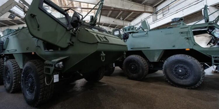 Бронетранспортери Patria від Латвії посилять підрозділи Третього армійського корпусу (ФОТО)