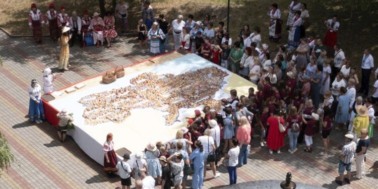 «Пиріг Єдності» – на Житомирщині склали пиріжкову карту України (ФОТО)