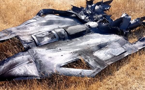 Миколаївські тероборонівці показали збитий сьогодні ворожий «шахед» (ФОТО)