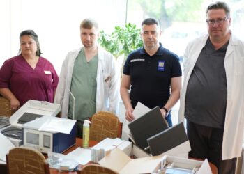 Благодійники передали миколаївській лікарні швидкої допомоги нове обладнання для нейрохірургії (ФОТО)