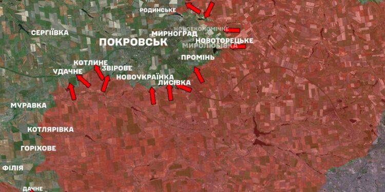 61 бій із 172-х за добу на фронті був на Покровському напрямку – Генштаб