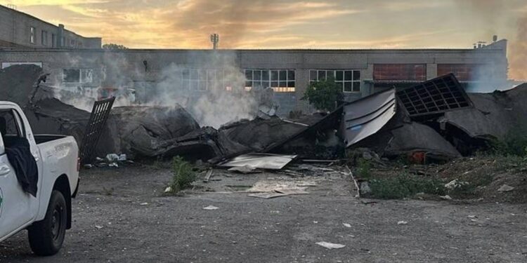 У Миколаєві 24 липня внаслідок дронової атаки згоріла база Норвезької народної допомоги