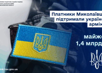 Платники Миколаївщини підтримали українську армію на майже 1,4 млрд грн
