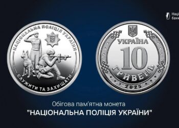 НБУ ввів в обіг нову обігову пам’ятну монету “Національна поліція України”