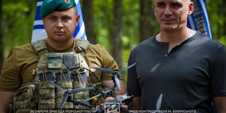 Миколаїв передав 36-й бригаді морпіхів  70 fpv-дронів (ФОТО)