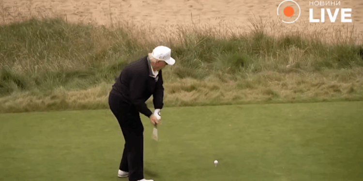 Трамп у Шотландії відкрив поле для гольфу – своє (ВІДЕО)