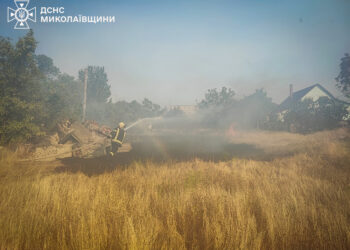 Тільки за одну добу на Миколаївщині вигоріло 121 га територій (ФОТО)
