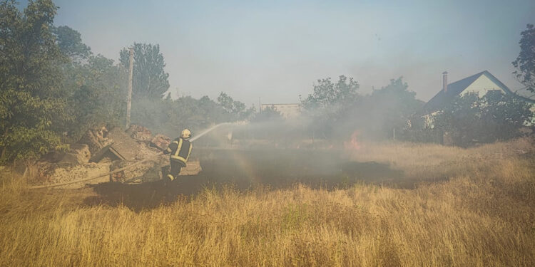 Тільки за одну добу на Миколаївщині вигоріло 121 га територій (ФОТО)