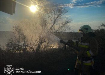 З 44 пожеж за добу на Миколаївщині дві спалахнули через російські обстріли (ФОТО)