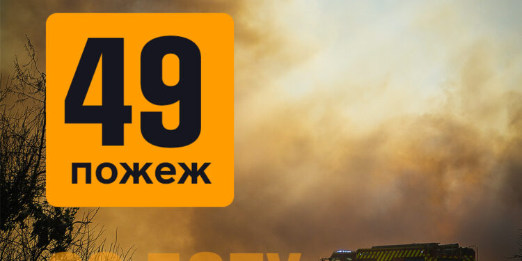 На Миколаївщині за добу спалахнуло 49 пожеж – вигоріло 59 га