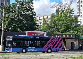 У Миколаєві сьогодні змінили рух тролейбусів по пр.Центральний з боку Намива