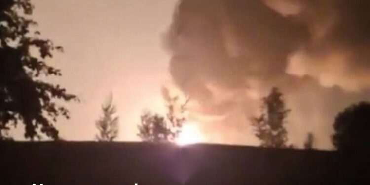 Генштаб підтверджує – уражено нафто перекачувальну станцію російських окупантів на Брянщині