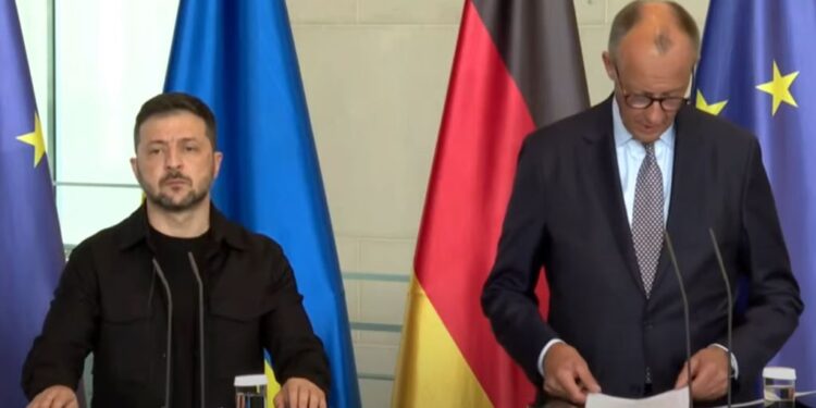 Зеленський і Мерц розповіли про спілкування з Трампом (ВІДЕО)