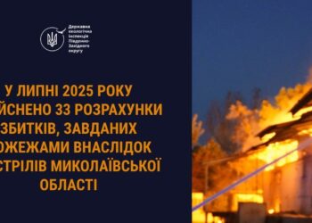 На Миколаївщині збитки від пожеж, спричинених російськими обстрілами у липні, перевищили 66 млн.грн.